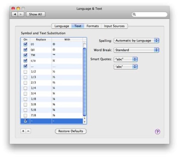 Easiest way to type a hyphen on the Mac?