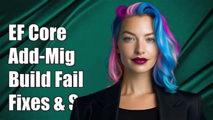 EF Core add-migration Build Failed