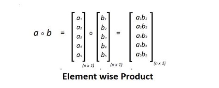 Element-wise multiplication or Hadamard product
