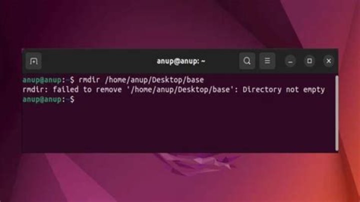 Empty home directory
