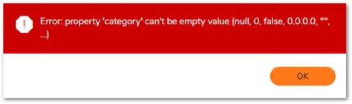 empty value
