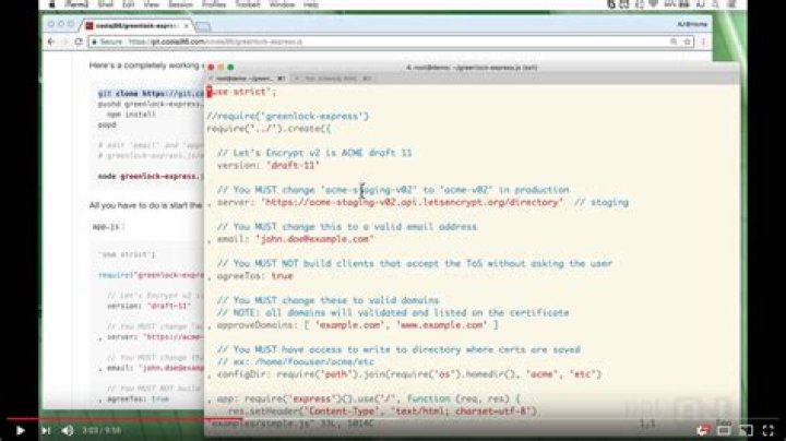 Enabling HTTPS on express.js