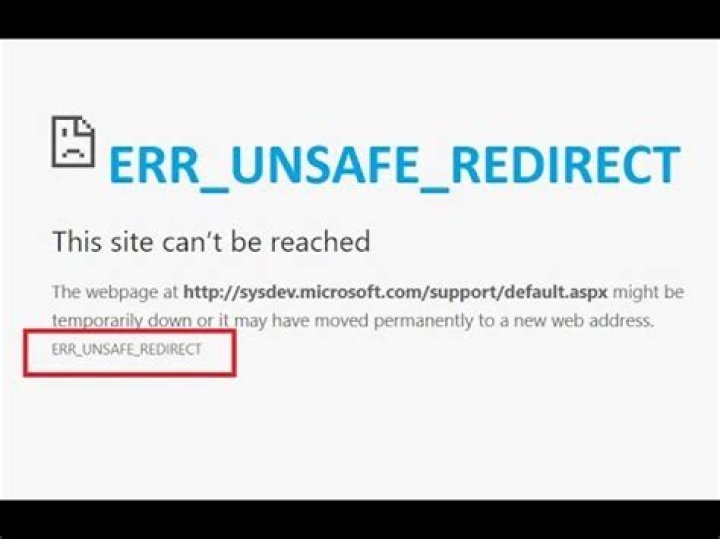 ERR_UNSAFE_REDIRECT
