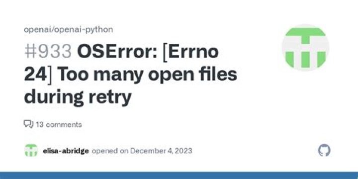 Errno 24: Too many open files. But I am not opening files?