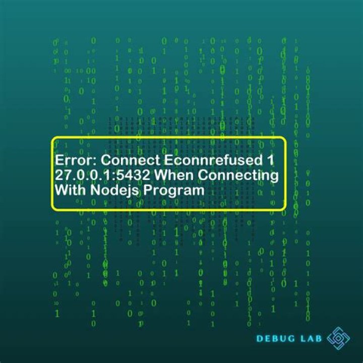 Error: connect ECONNREFUSED 127.0.0.1:5432 when connecting with nodejs program [duplicate]