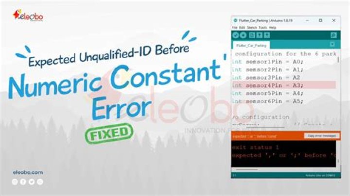 error: expected unqualified-id before 'if'