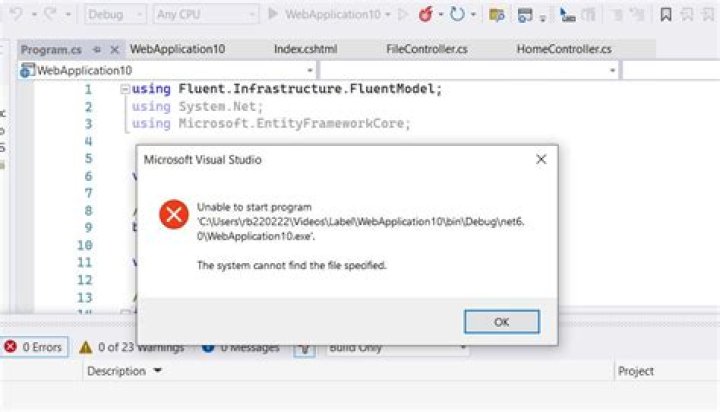 Error Message: Type or namespace definition, or end-of-file expected [closed]