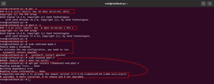 ERROR: Module php7.0 does not exist!