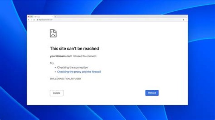 Error on Web