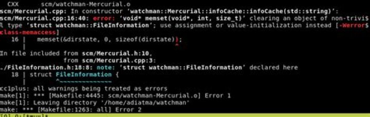 Error when installing watchman on Ubuntu 18.10