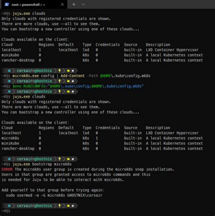 Error when using Juju Client on Windows 8.1 juju bootstrap to aws get AWS Acess key id you provided