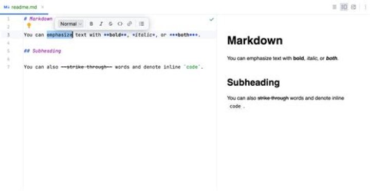 Example markdown