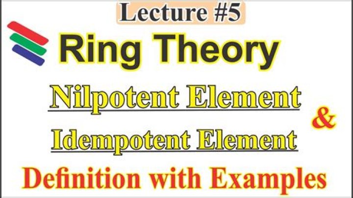 Examples of rings with idempotent elements
