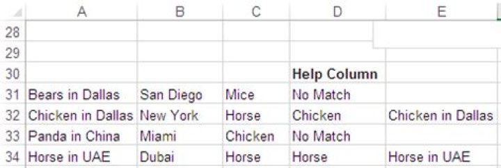 Excel: filtering text to show rows with certain words AND without certain words
