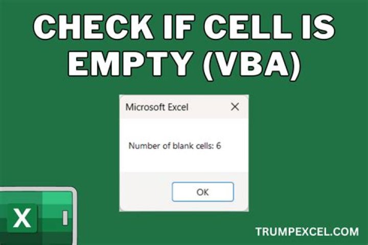 Excel: How to check if a cell is empty with VBA? [duplicate]
