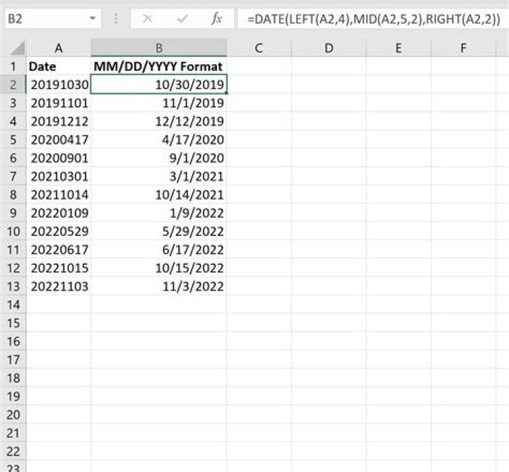 Excel How to convert datetime into only date - m/d/YYYY format