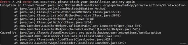 Exception in thread 