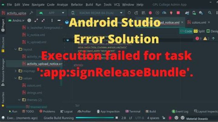 Execution failed for task ':app:signReleaseBundle'