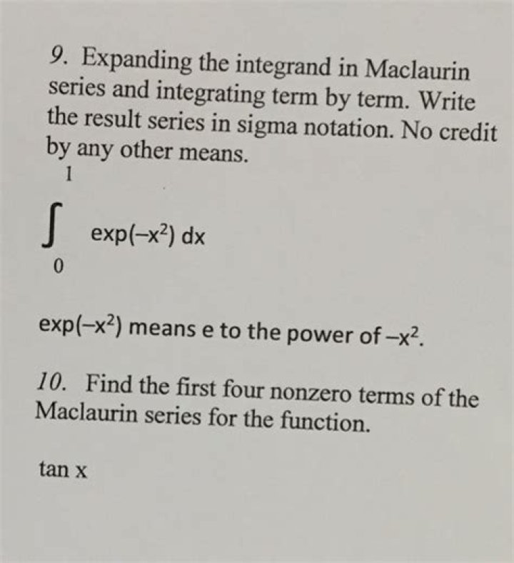 Expanding the integrand
