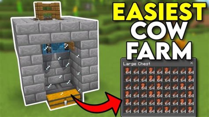 Exponential growth of a cow farm with constraints in Minecraft
