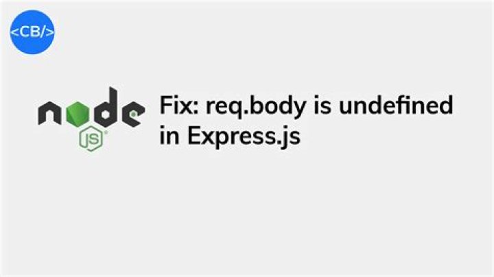 Express.js req.body undefined