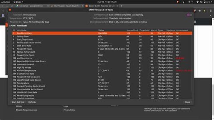 EXT4-fs error on Ubuntu 18.04