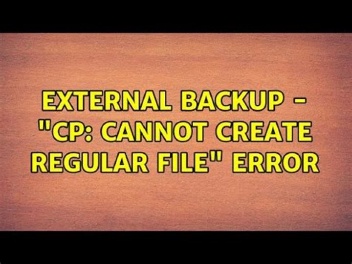 External backup - 