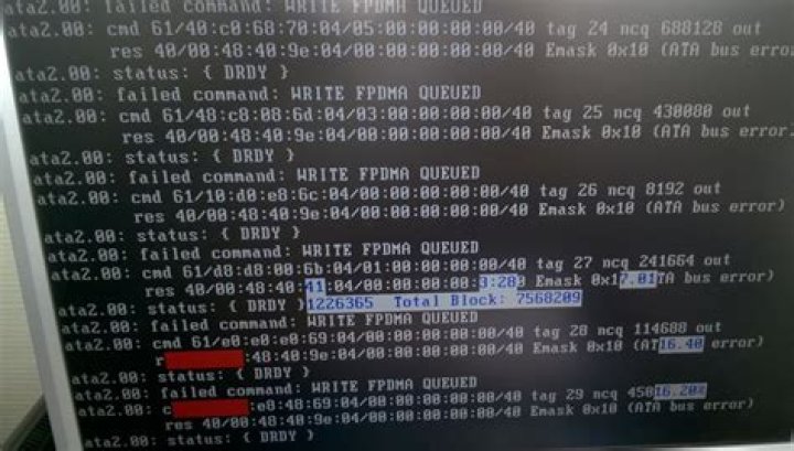 Failed command: WRITE FPDMA QUEUED. Brand New Samsung SSD Drive errors