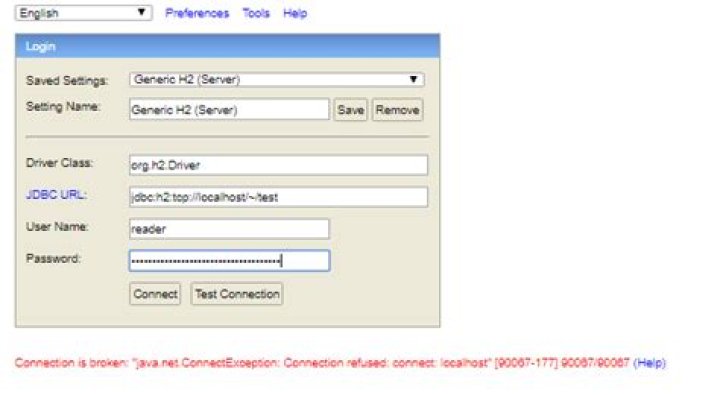 Failed to connect to localhost port 8090: Connection refused