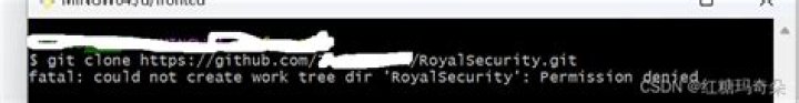 fatal: could not create work tree dir 'metasploit-framework'.: Permission denied