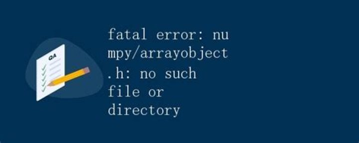 fatal error: numpy/arrayobject.h: No such file or directory