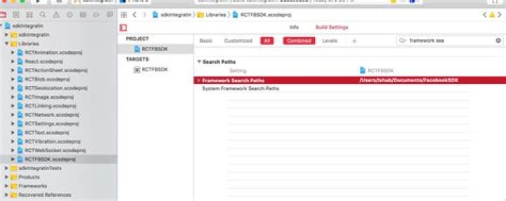 FBSDKCoreKit/FBSDKCoreKit.h not found error