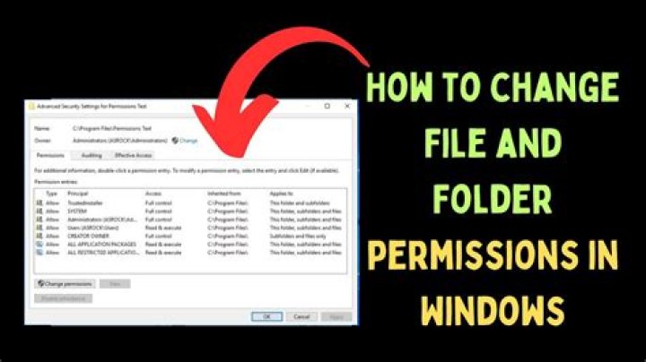 File permissions won't change