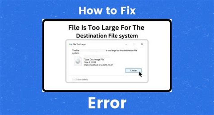 File too large for the destination file system [duplicate]