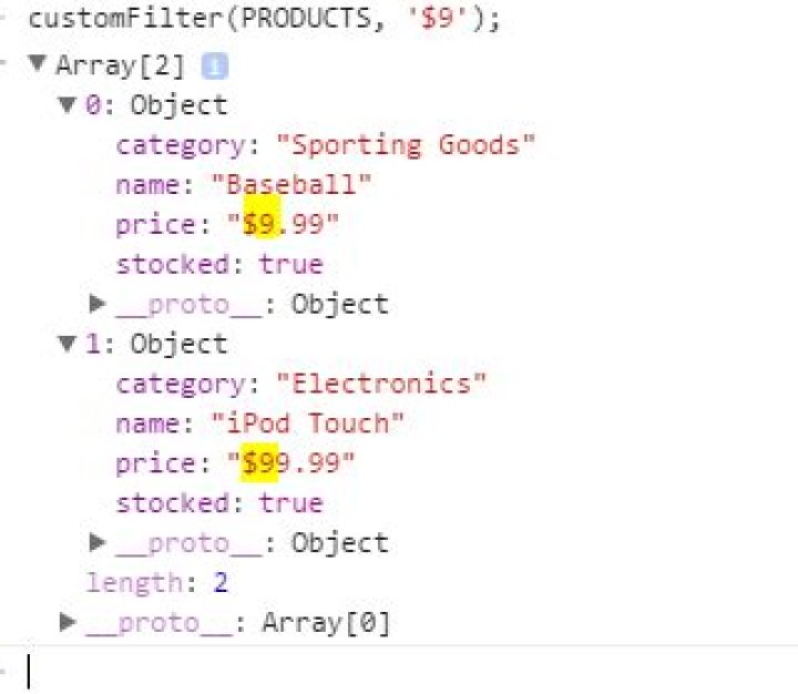 Find a value in an array of objects in Javascript [duplicate]