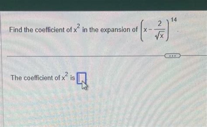 Find coefficient of $x^2$