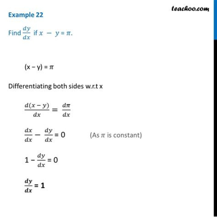 Find dy/dx if y = .. and u = ..