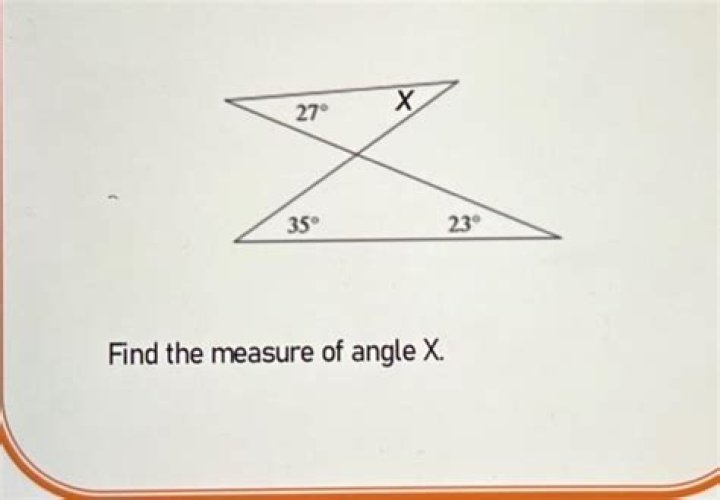 Find measure of angle $x$