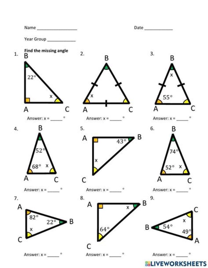 Find the angles of given triangle ABC