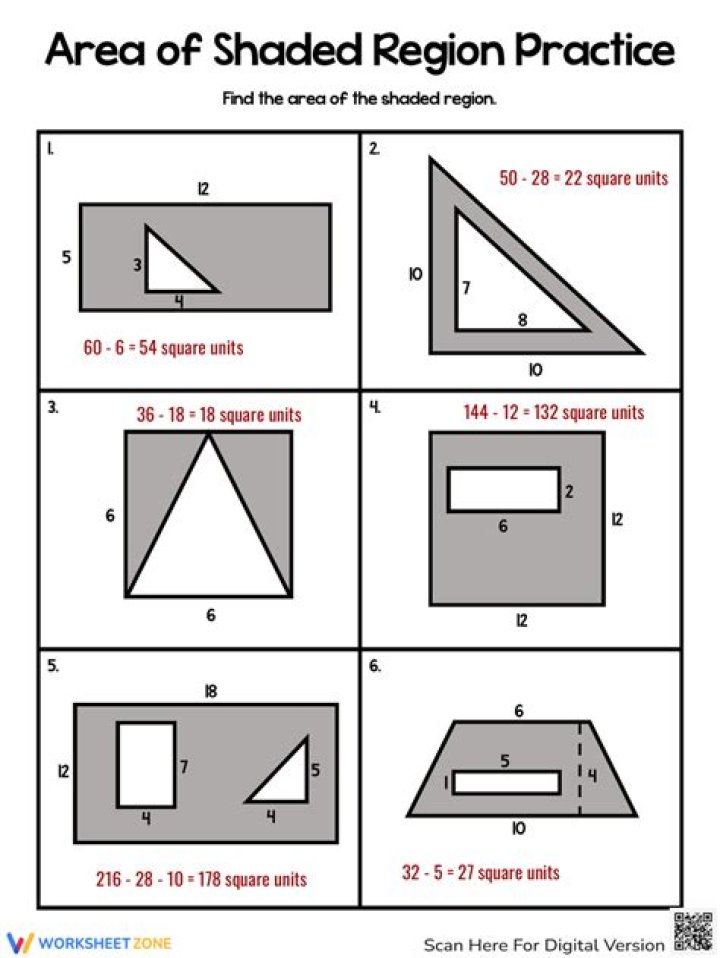 Find the area of the shaded region?
