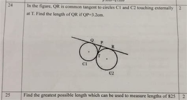 find the length of QR
