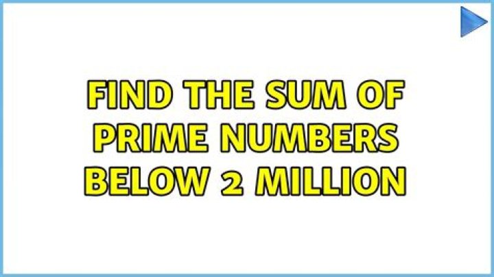 Find the sum of all the primes below two million. Project euler, C [closed]