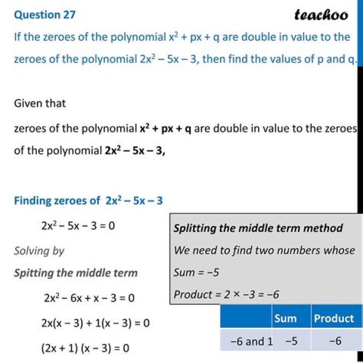 Find the values of $p$ and $q$
