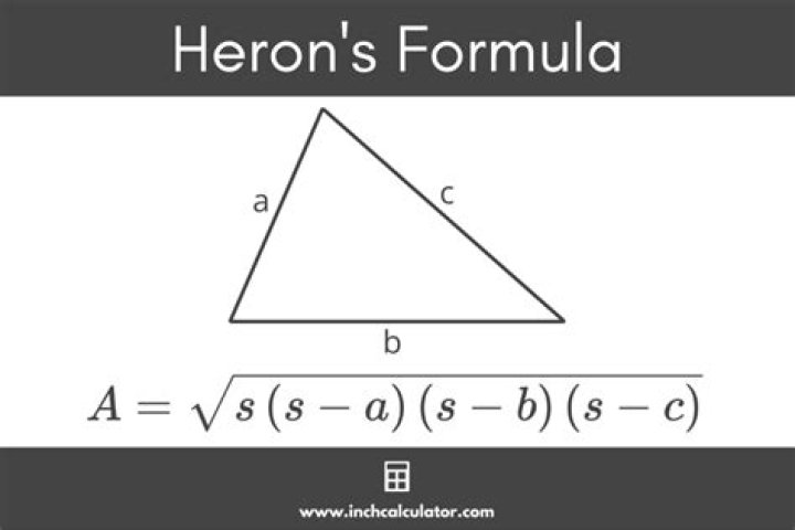 Finding height and area of non-right triangle - Heron's Formula?
