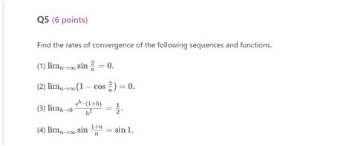 Finding rates of convergence