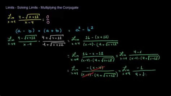 Finding the limit, multiplication by the conjugate