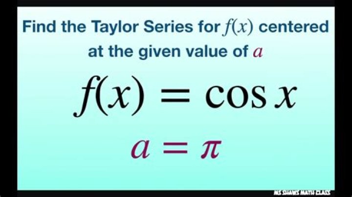 Finding the Taylor series of $\cos(x)$ centered around $\pi$