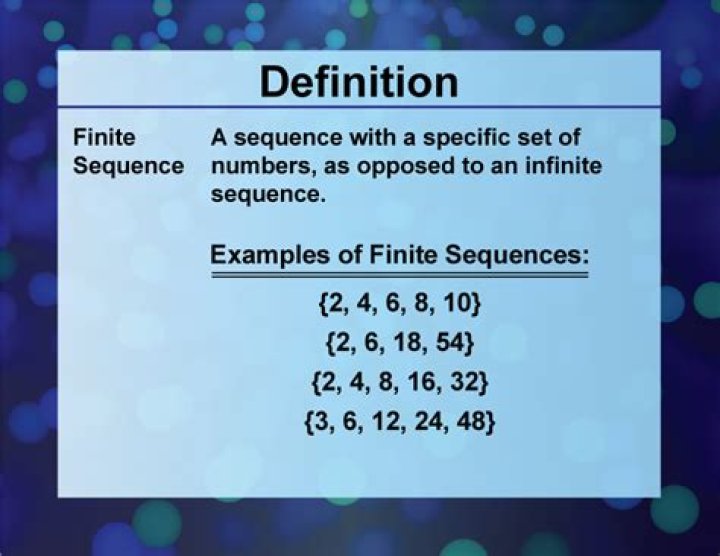 Finite sequence