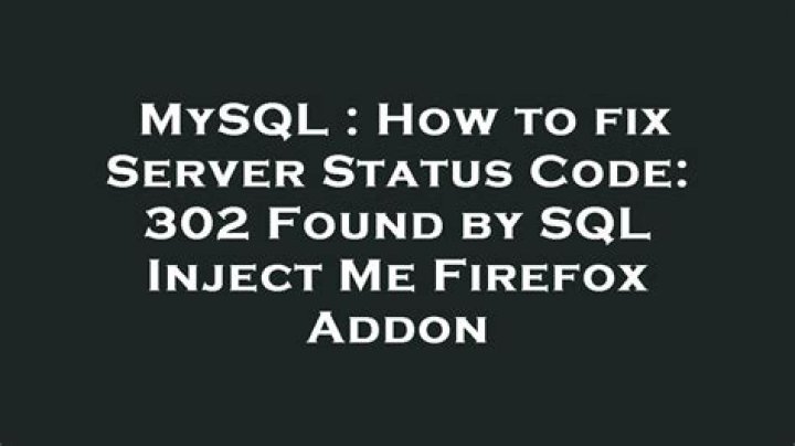 Firefox addon for viewing mysql