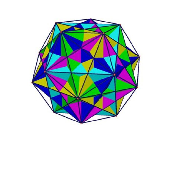 Five Cubes in Dodecahedron